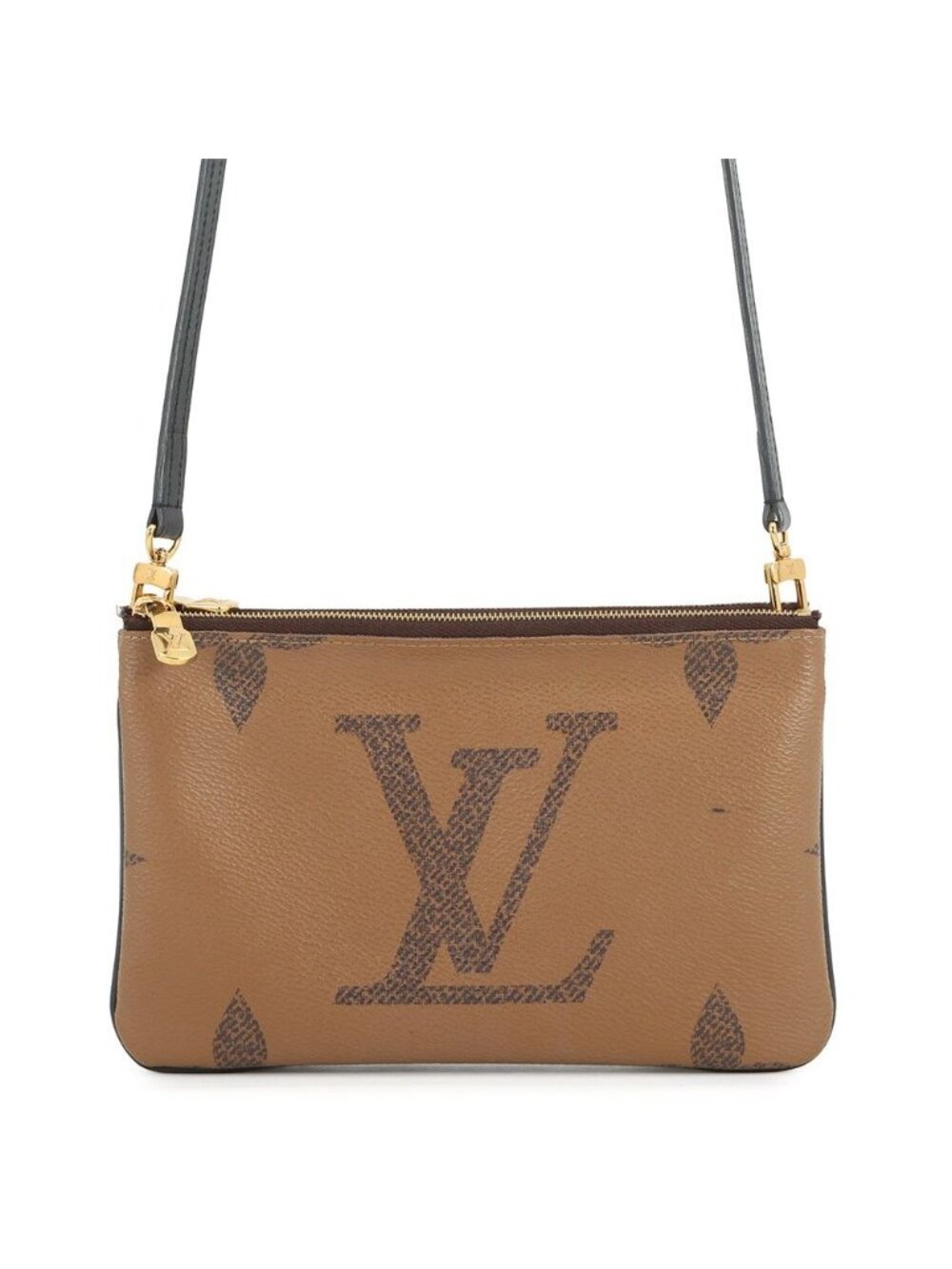 Louis Vuitton Shoulder Bag Monogram Giant Reverse Pochette Double Zip